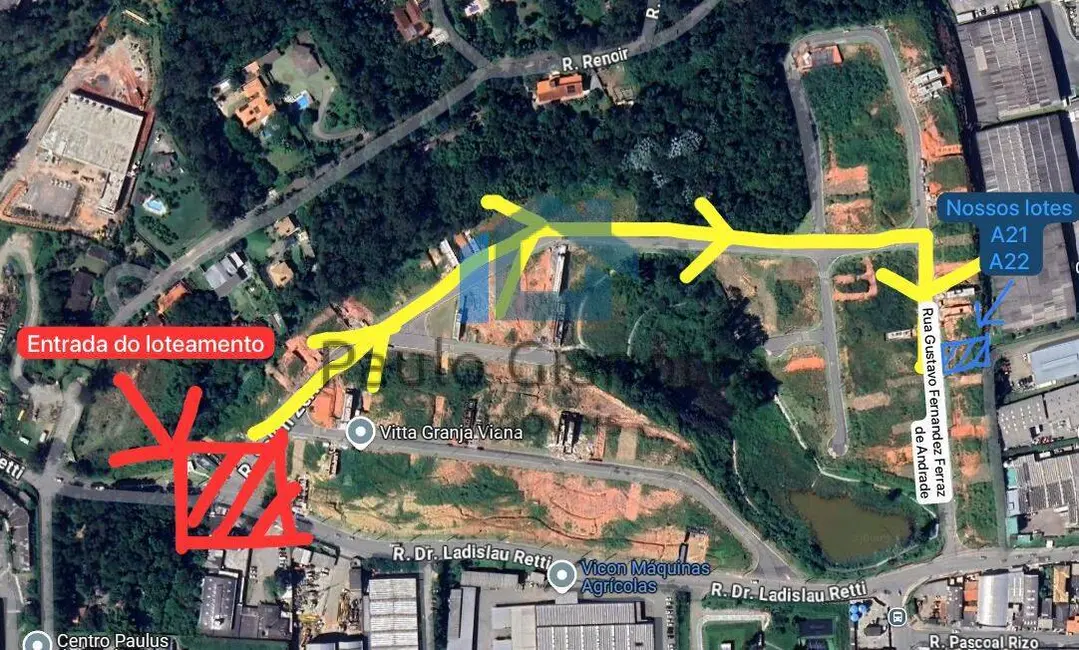 Foto 5 de Terreno / Lote à venda, 130m2 em Parque Alexandre, Cotia - SP