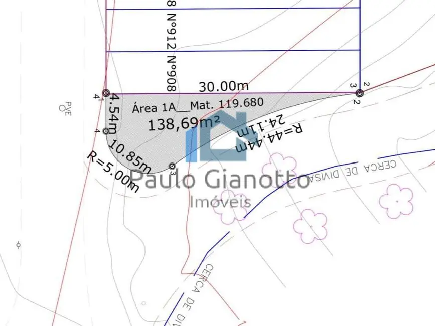 Foto 6 de Terreno / Lote à venda, 139m2 em Chácara Ondas Verdes, Cotia - SP