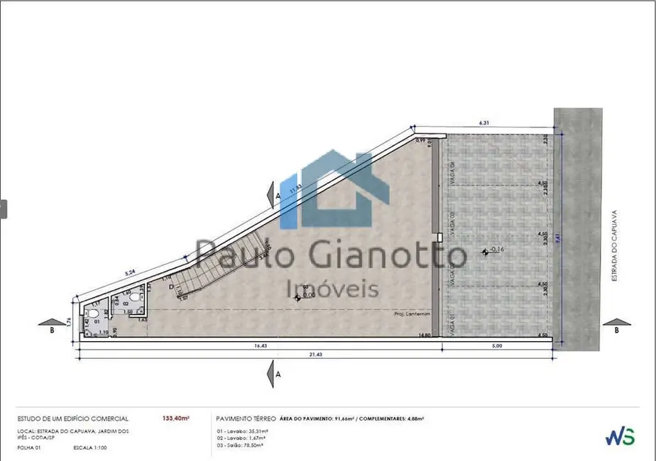 Foto 7 de Terreno / Lote à venda, 139m2 em Chácara Ondas Verdes, Cotia - SP