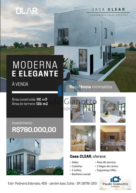 Foto 7 de Casa de Condomínio com 3 quartos à venda, 128m2 em Jardim Ipês, Cotia - SP