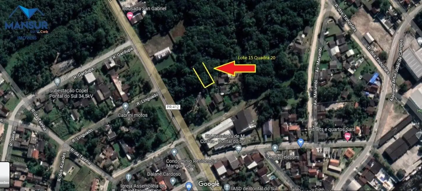 Foto 1 de Terreno / Lote à venda, 420m2 em Pontal do Sul, Pontal Do Parana - PR