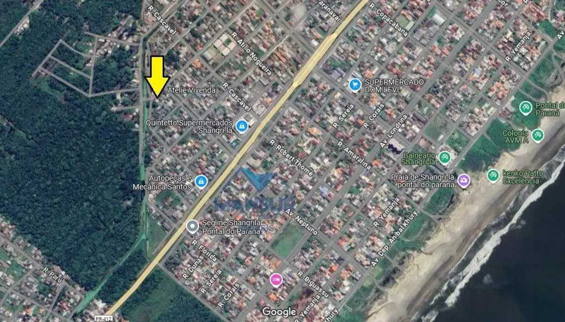 Foto 1 de Terreno / Lote à venda, 396m2 em Shangri-la, Pontal Do Parana - PR