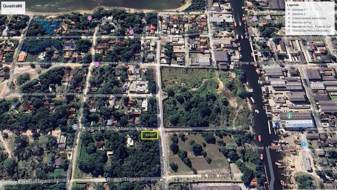 Foto 4 de Terreno / Lote à venda, 460m2 em Pontal do Sul, Pontal Do Parana - PR