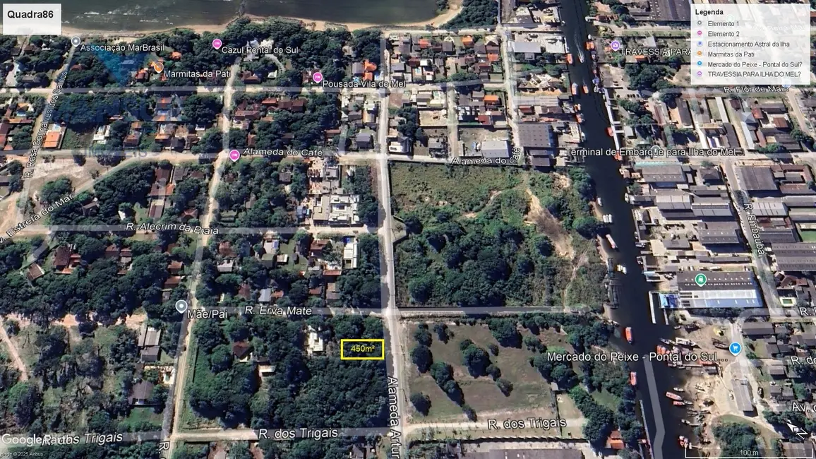 Foto 4 de Terreno / Lote à venda, 345m2 em Pontal do Sul, Pontal Do Parana - PR