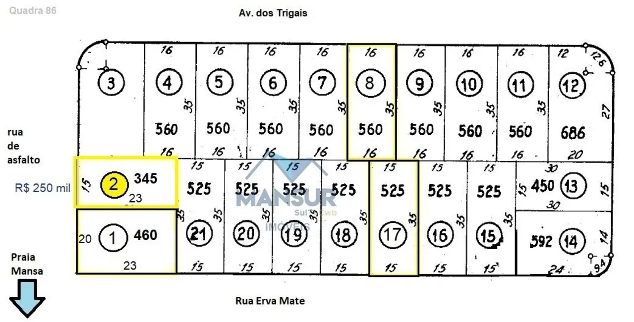 Foto 5 de Terreno / Lote à venda, 345m2 em Pontal do Sul, Pontal Do Parana - PR