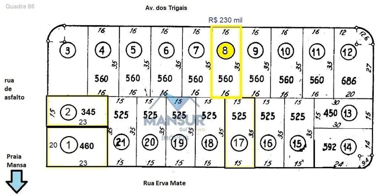 Foto 5 de Terreno / Lote à venda, 560m2 em Pontal do Sul, Pontal Do Parana - PR