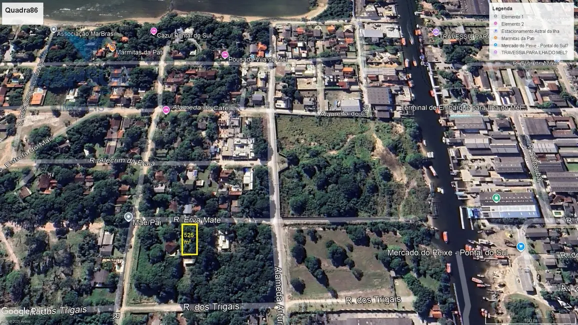 Foto 4 de Terreno / Lote à venda, 525m2 em Pontal Do Parana - PR