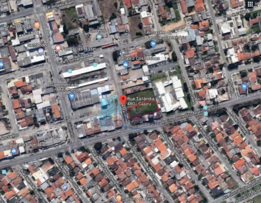 Foto 1 de Terreno / Lote à venda, 1231m2 em Cajuru, Curitiba - PR