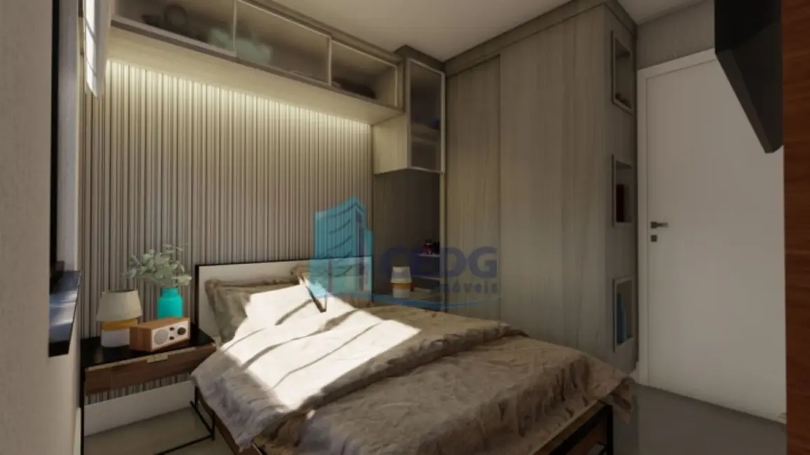 Foto 3 de Apartamento com 2 quartos à venda, 52m2 em Santa Quitéria, Curitiba - PR