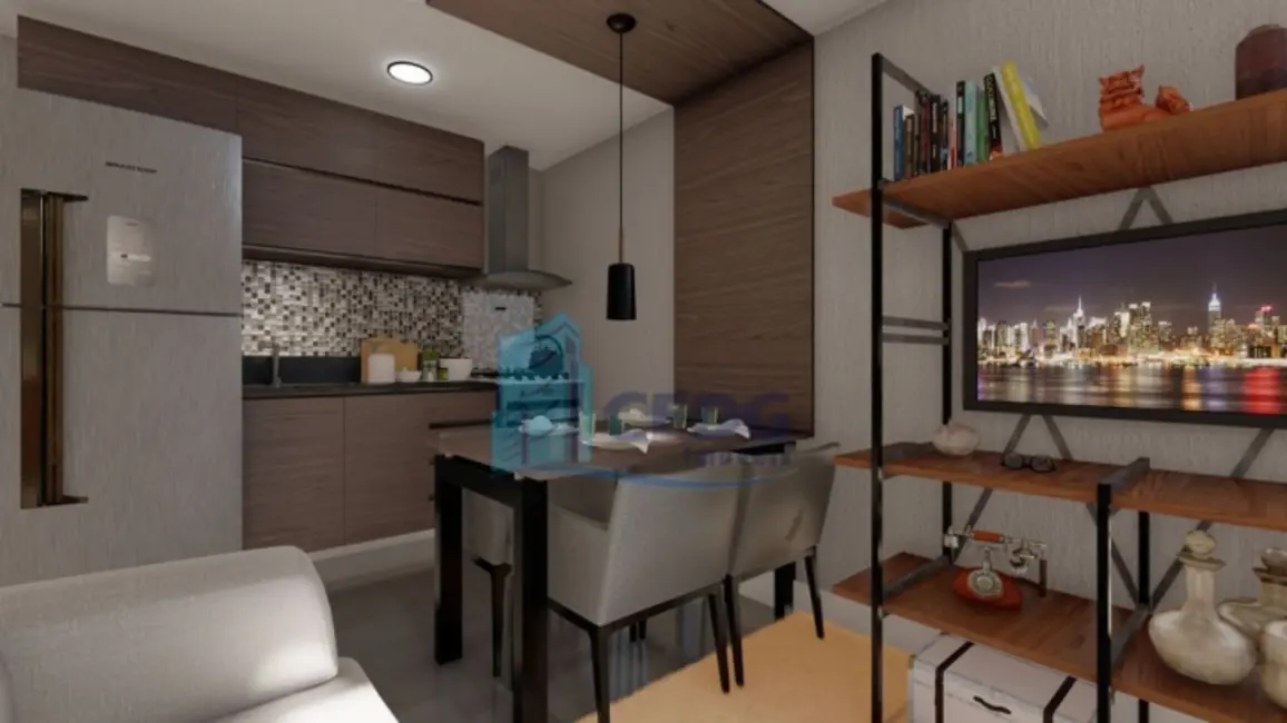 Foto 6 de Apartamento com 2 quartos à venda, 52m2 em Santa Quitéria, Curitiba - PR