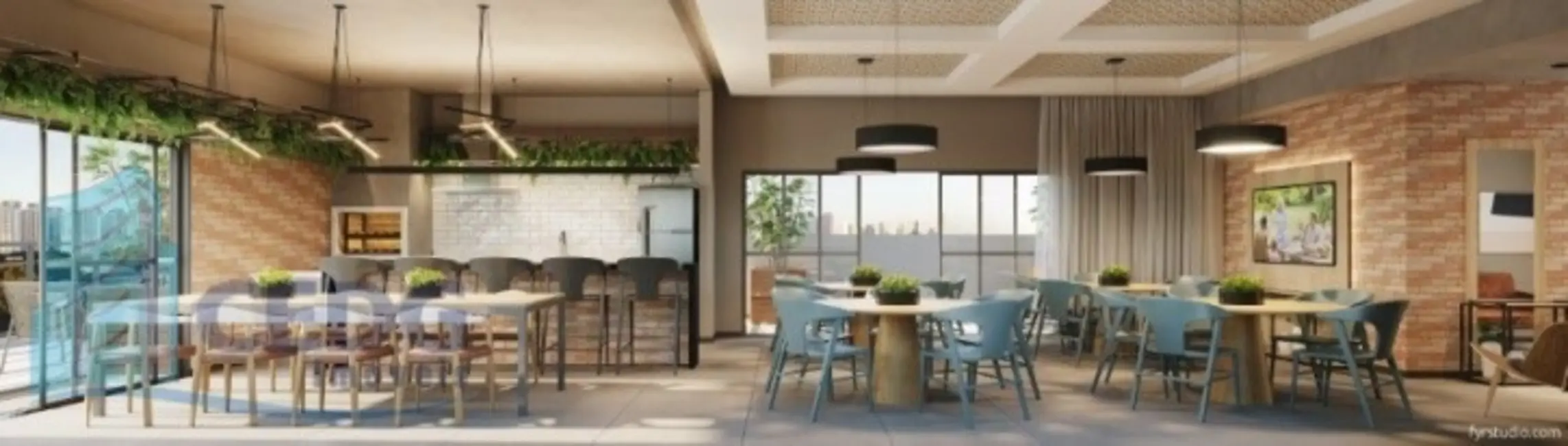 Foto 3 de Apartamento com 3 quartos à venda, 67m2 em Portão, Curitiba - PR