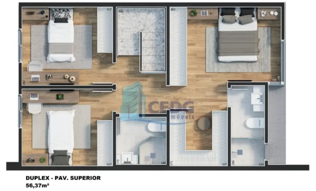 Foto 8 de Casa de Condomínio com 3 quartos à venda, 112m2 em Abranches, Curitiba - PR