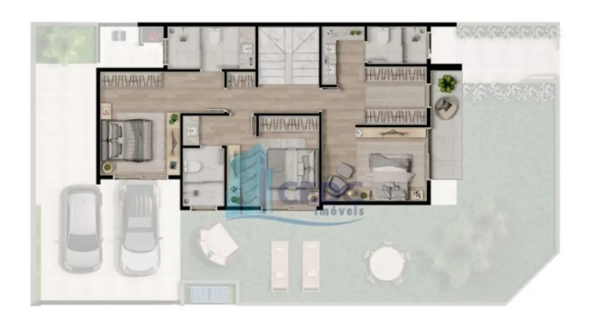 Foto 9 de Casa com 3 quartos à venda, 247m2 em Santa Felicidade, Curitiba - PR