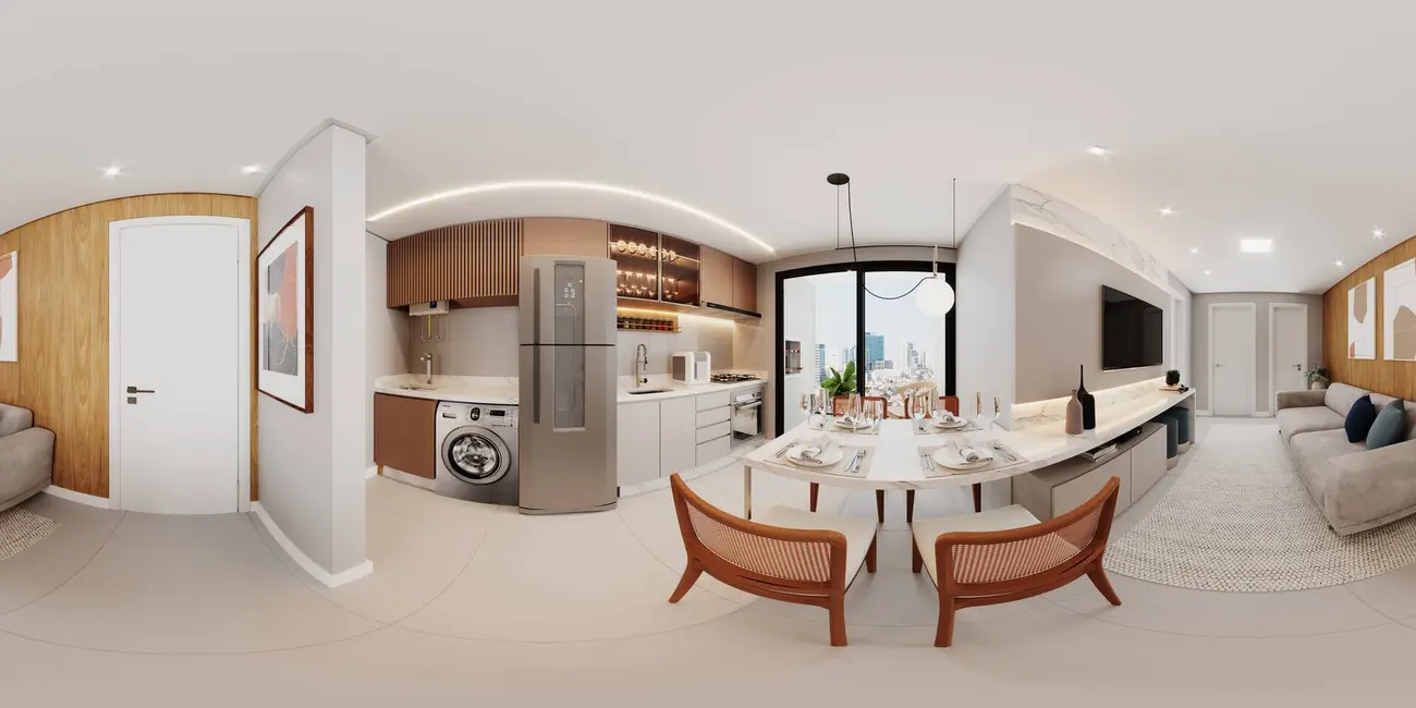 Foto 2 de Apartamento com 2 quartos à venda, 82m2 em Capão Raso, Curitiba - PR