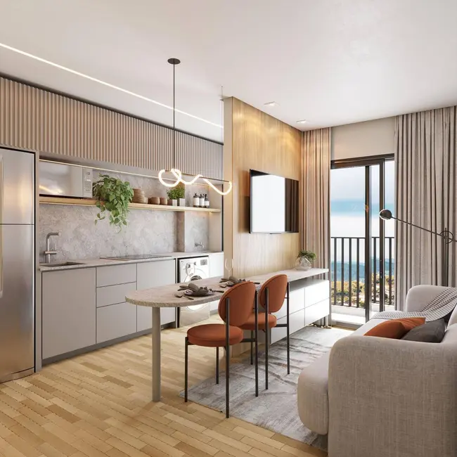 Foto 3 de Apartamento com 1 quarto à venda, 33m2 em Portão, Curitiba - PR