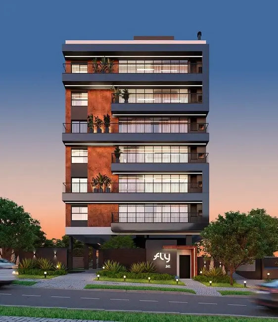 Foto 2 de Apartamento com 3 quartos à venda, 95m2 em Cabral, Curitiba - PR