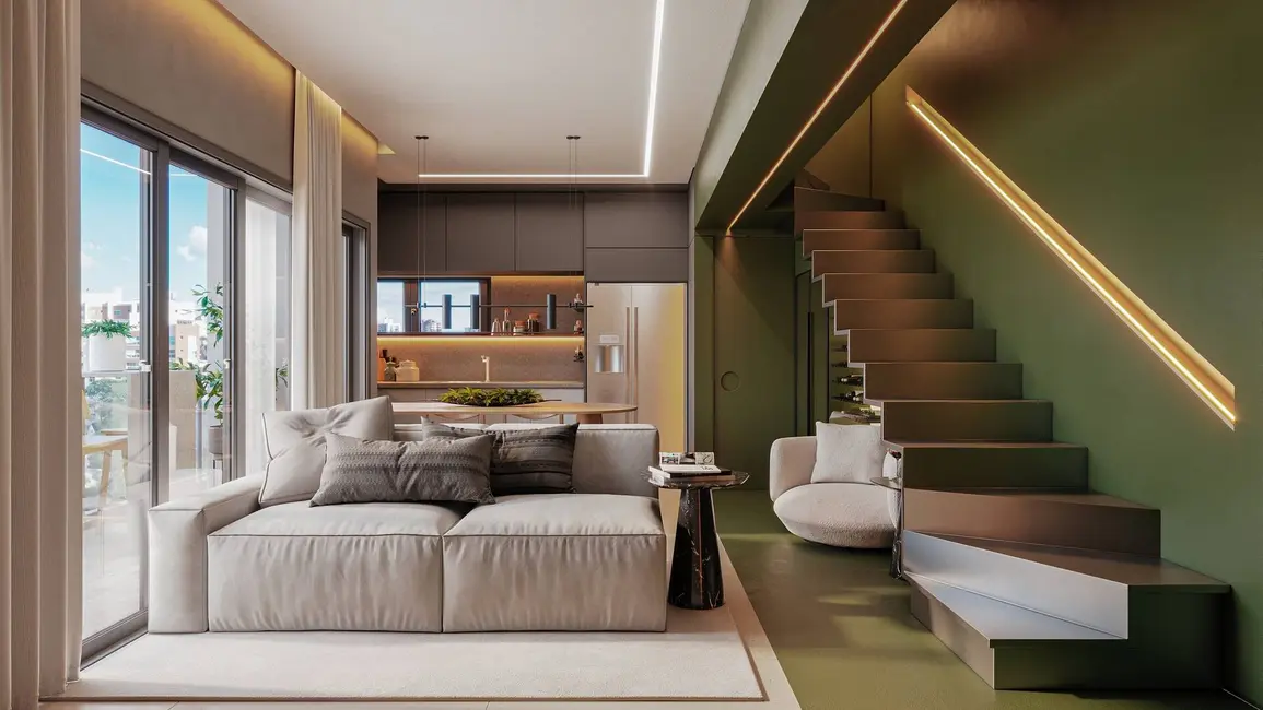 Foto 3 de Apartamento com 1 quarto à venda, 31m2 em Água Verde, Curitiba - PR