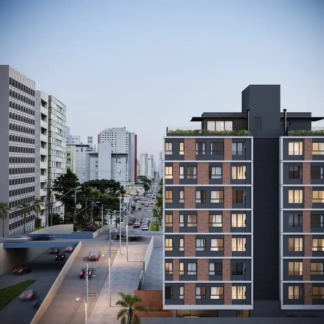 Apartamento com 2 quartos à venda, 52m2 em Centro, Curitiba - PR - imagem 3 Foto 3 de Apartamento com 2 quartos à venda, 52m2 em Centro, Curitiba - PR