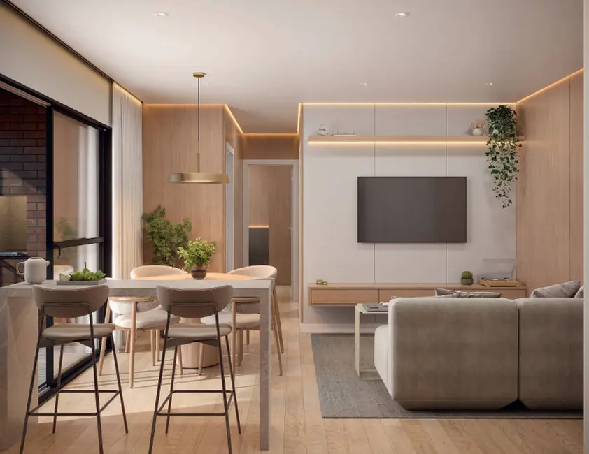 Foto 8 de Apartamento com 2 quartos à venda, 50m2 em Capão Raso, Curitiba - PR