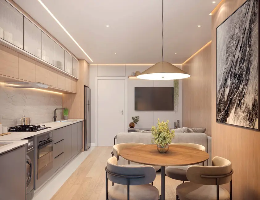 Foto 6 de Apartamento com 2 quartos à venda, 50m2 em Capão Raso, Curitiba - PR