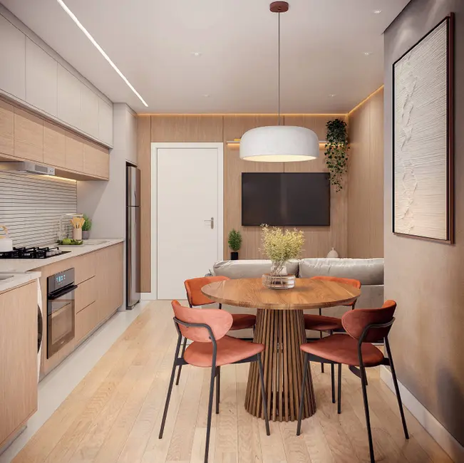 Foto 5 de Apartamento com 2 quartos à venda, 50m2 em Capão Raso, Curitiba - PR