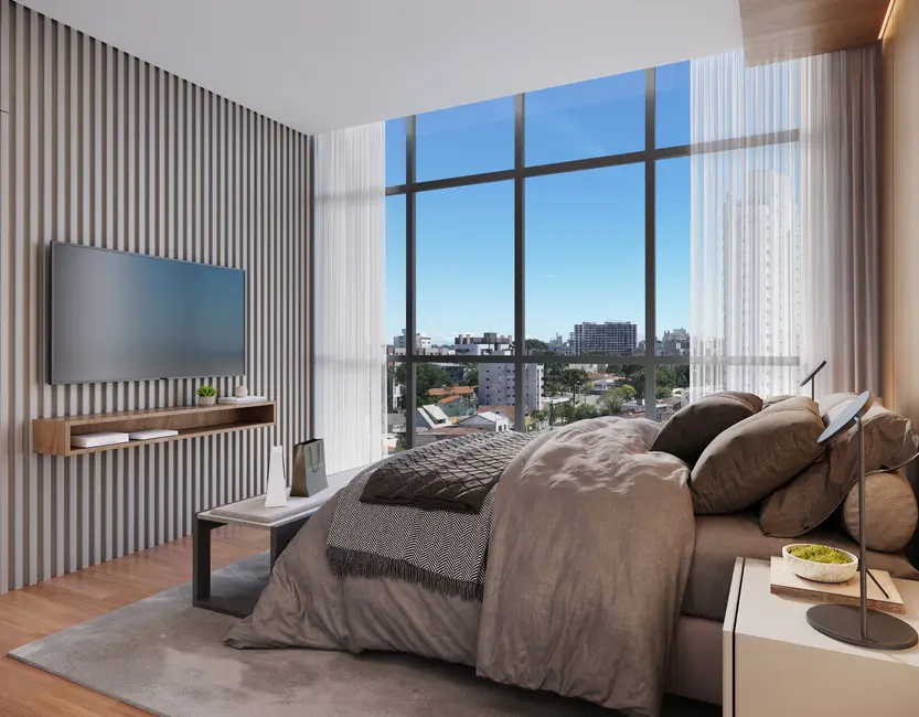 Foto 3 de Apartamento com 1 quarto à venda, 34m2 em Alto da Glória, Curitiba - PR