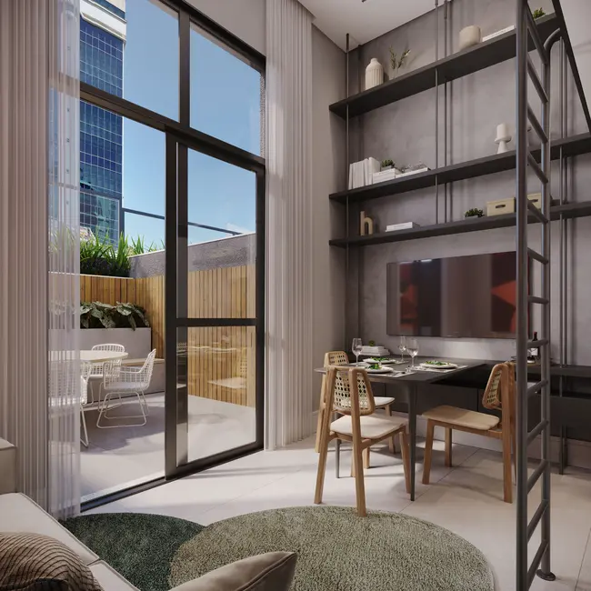 Foto 5 de Apartamento com 1 quarto à venda, 34m2 em Alto da Glória, Curitiba - PR