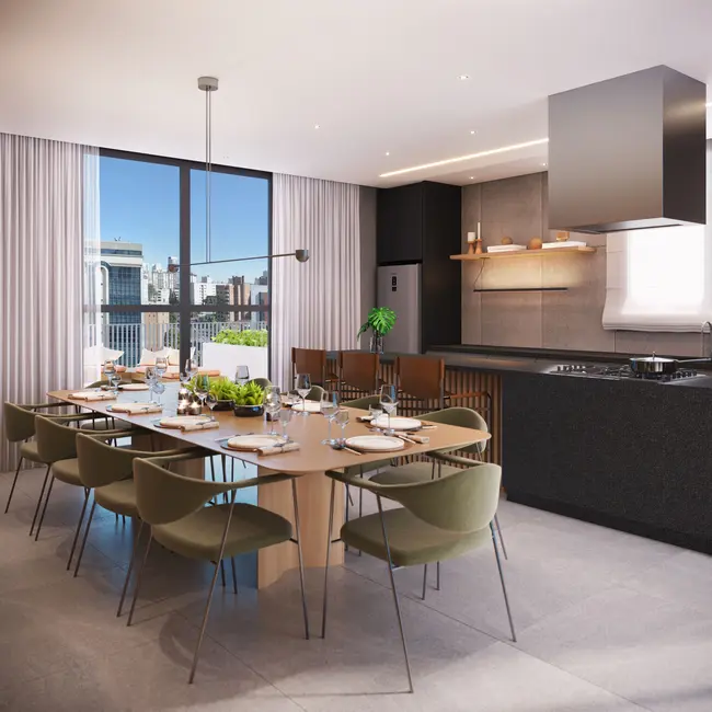 Foto 6 de Apartamento com 1 quarto à venda, 34m2 em Alto da Glória, Curitiba - PR