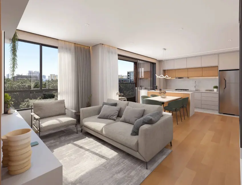 Foto 7 de Apartamento com 2 quartos à venda, 49m2 em Novo Mundo, Curitiba - PR