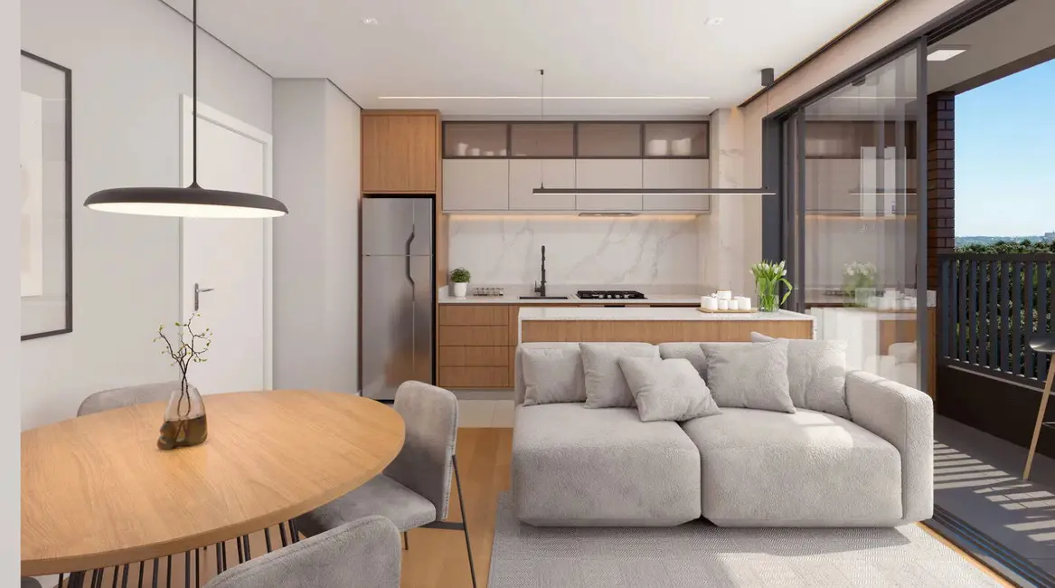 Foto 3 de Apartamento com 2 quartos à venda, 49m2 em Novo Mundo, Curitiba - PR