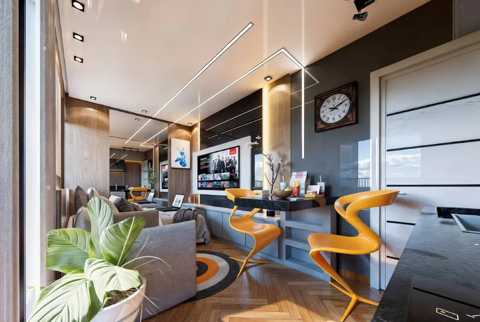 Foto 5 de Apartamento com 1 quarto à venda, 17m2 em Novo Mundo, Curitiba - PR