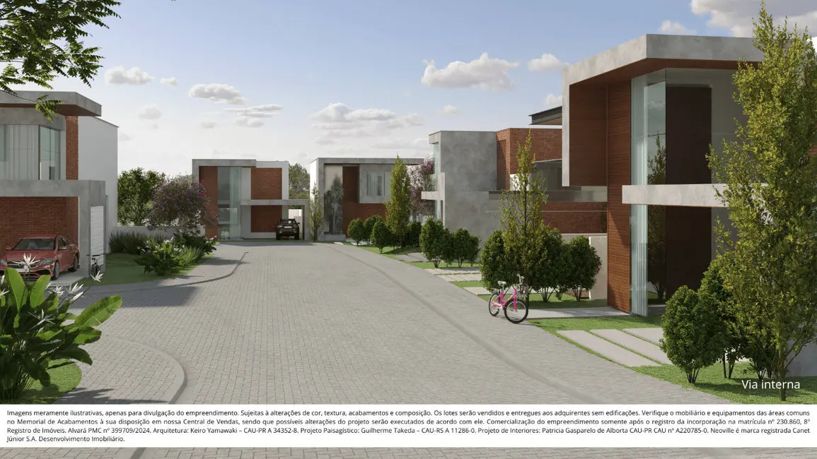 Foto 3 de Terreno / Lote à venda, 171m2 em Cidade Industrial, Curitiba - PR