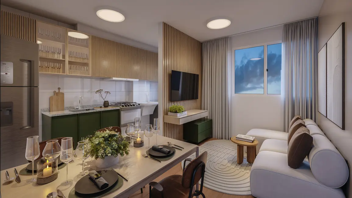 Foto 3 de Apartamento com 2 quartos à venda, 37m2 em Pinheirinho, Curitiba - PR