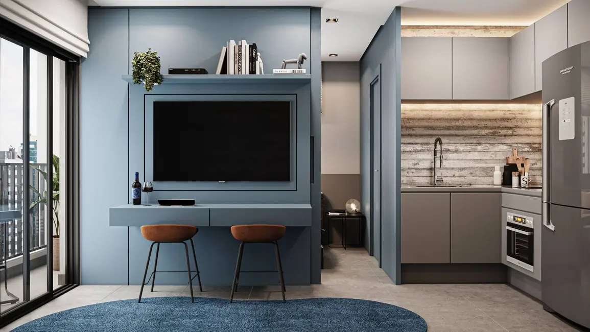 Foto 7 de Apartamento com 1 quarto à venda, 23m2 em Portão, Curitiba - PR