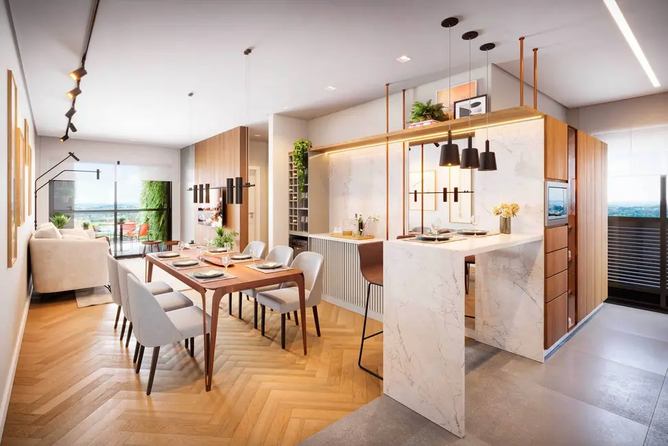 Apartamento com 2 quartos à venda, 70m2 em Bigorrilho, Curitiba - PR - imagem 3 Foto 3 de Apartamento com 2 quartos à venda, 70m2 em Bigorrilho, Curitiba - PR