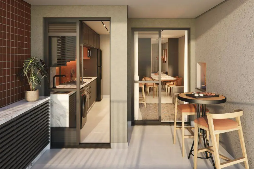 Apartamento com 1 quarto à venda, 29m2 em Capão Raso, Curitiba - PR - imagem 8 Foto 8 de Apartamento com 1 quarto à venda, 29m2 em Capão Raso, Curitiba - PR