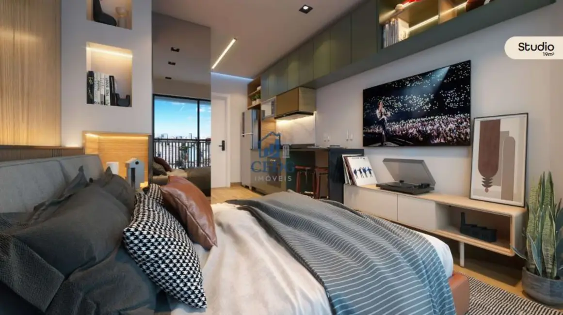 Apartamento com 1 quarto à venda, 20m2 em Centro, Curitiba - PR - imagem 2 Foto 2 de Apartamento com 1 quarto à venda, 20m2 em Centro, Curitiba - PR