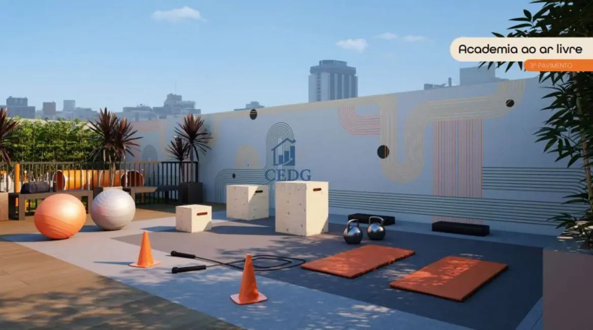 Apartamento com 1 quarto à venda, 20m2 em Centro, Curitiba - PR - imagem 5 Foto 5 de Apartamento com 1 quarto à venda, 20m2 em Centro, Curitiba - PR