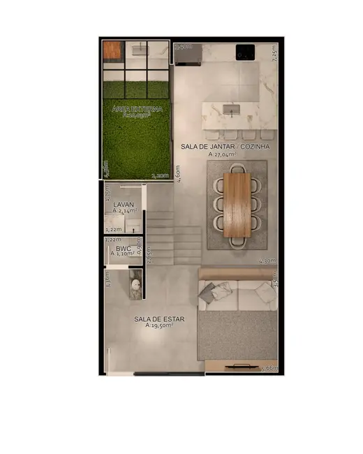 Casa com 3 quartos à venda, 117m2 em Pilarzinho, Curitiba - PR - imagem 2 Foto 2 de Casa com 3 quartos à venda, 117m2 em Pilarzinho, Curitiba - PR