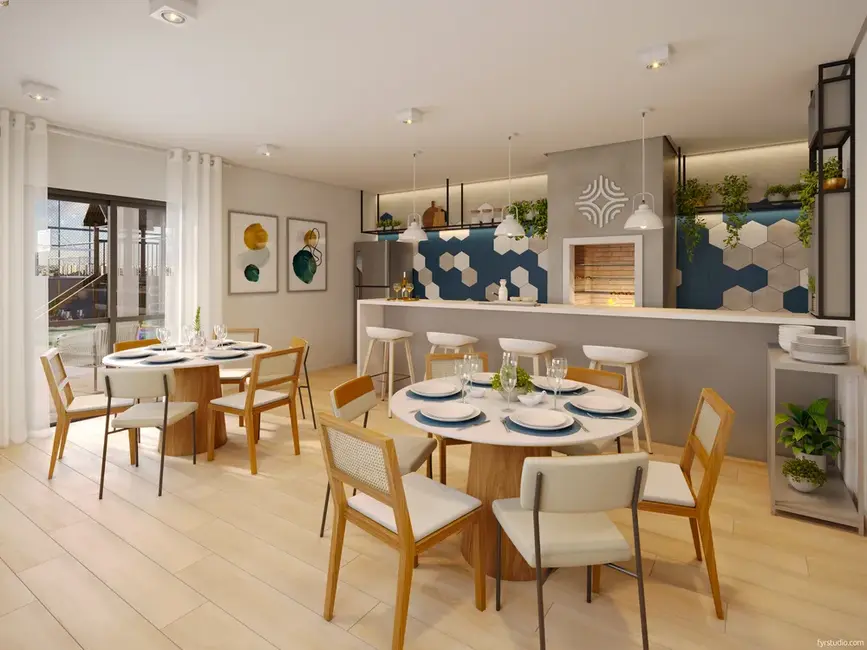 Foto 4 de Apartamento com 3 quartos à venda, 64m2 em Hauer, Curitiba - PR