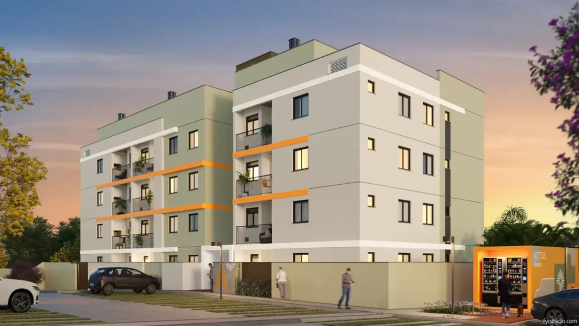 Foto 3 de Apartamento com 3 quartos à venda, 64m2 em Hauer, Curitiba - PR