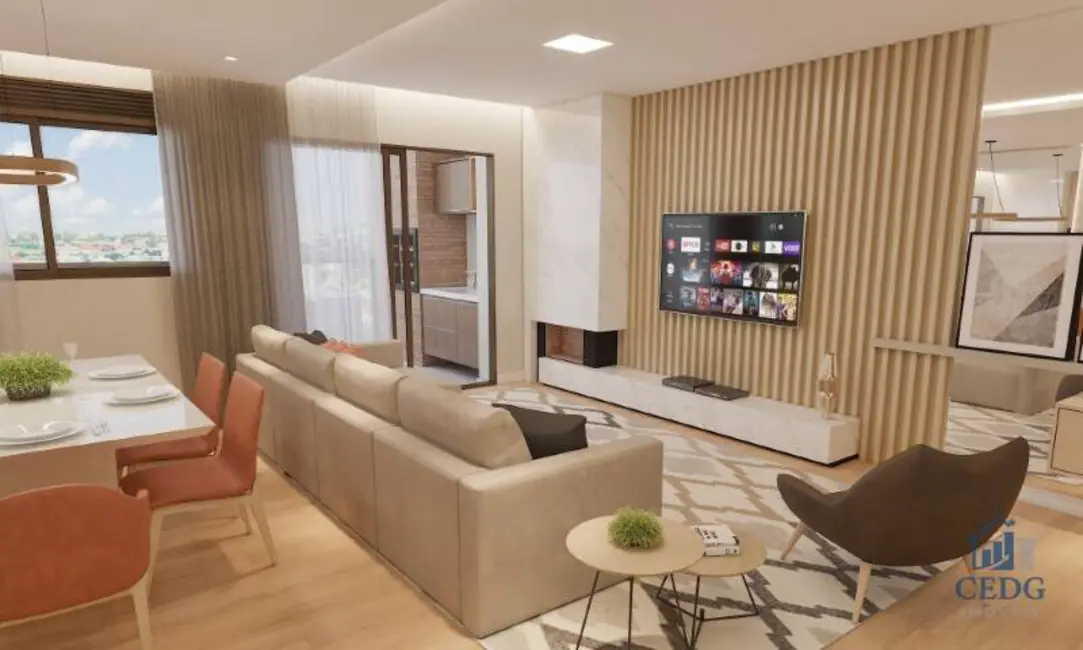 Foto 3 de Apartamento com 2 quartos à venda, 82m2 em Bacacheri, Curitiba - PR