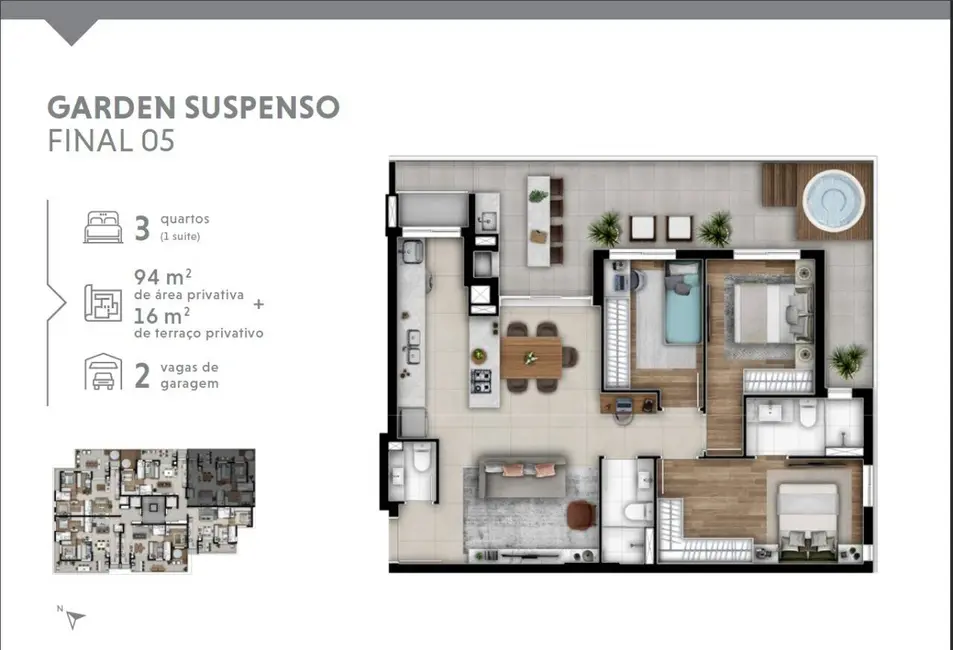 Foto 8 de Apartamento com 3 quartos à venda em Juvevê, Curitiba - PR