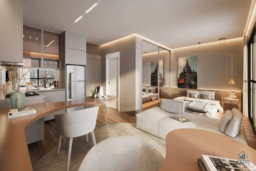 Foto 6 de Apartamento com 1 quarto à venda, 53m2 em Batel, Curitiba - PR