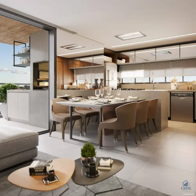 Apartamento com 3 quartos à venda, 170m2 em Água Verde, Curitiba - PR - imagem 8 Foto 8 de Apartamento com 3 quartos à venda, 170m2 em Água Verde, Curitiba - PR