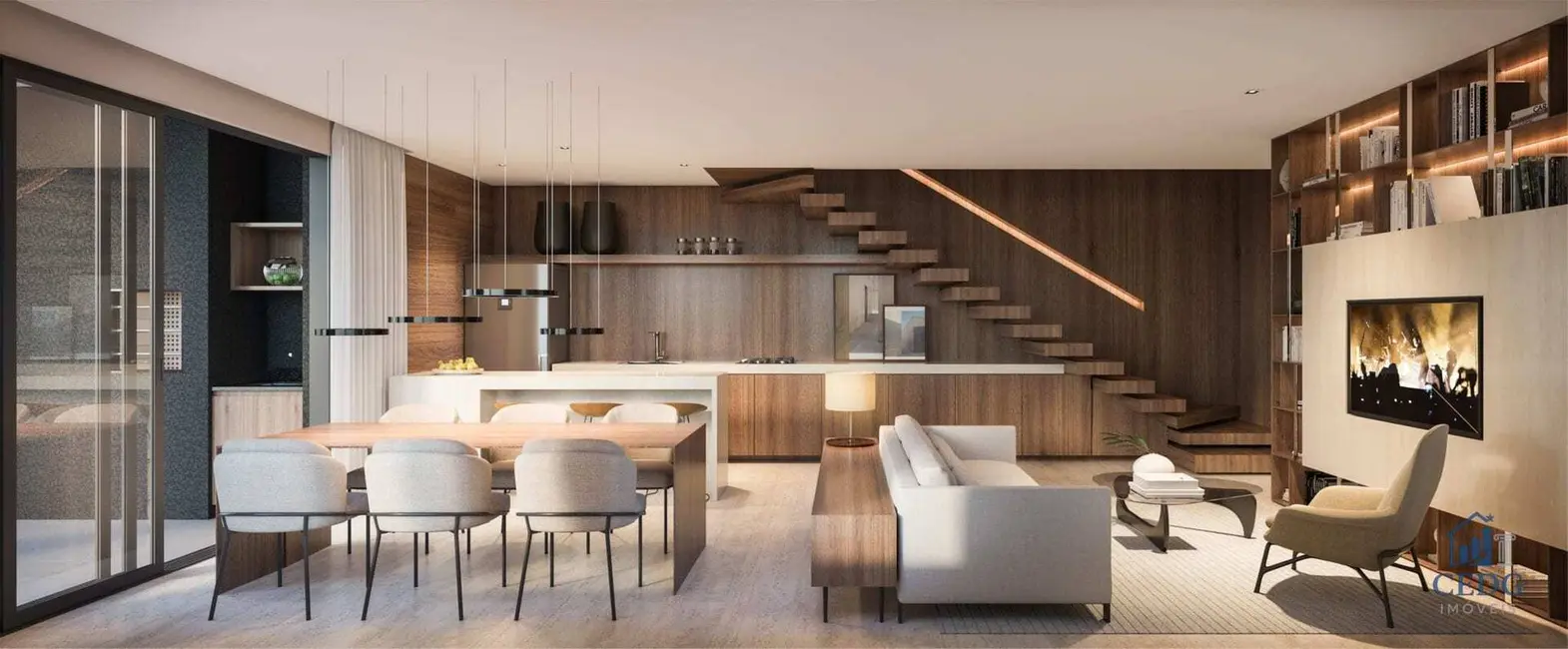 Foto 3 de Apartamento com 2 quartos à venda, 134m2 em Bigorrilho, Curitiba - PR