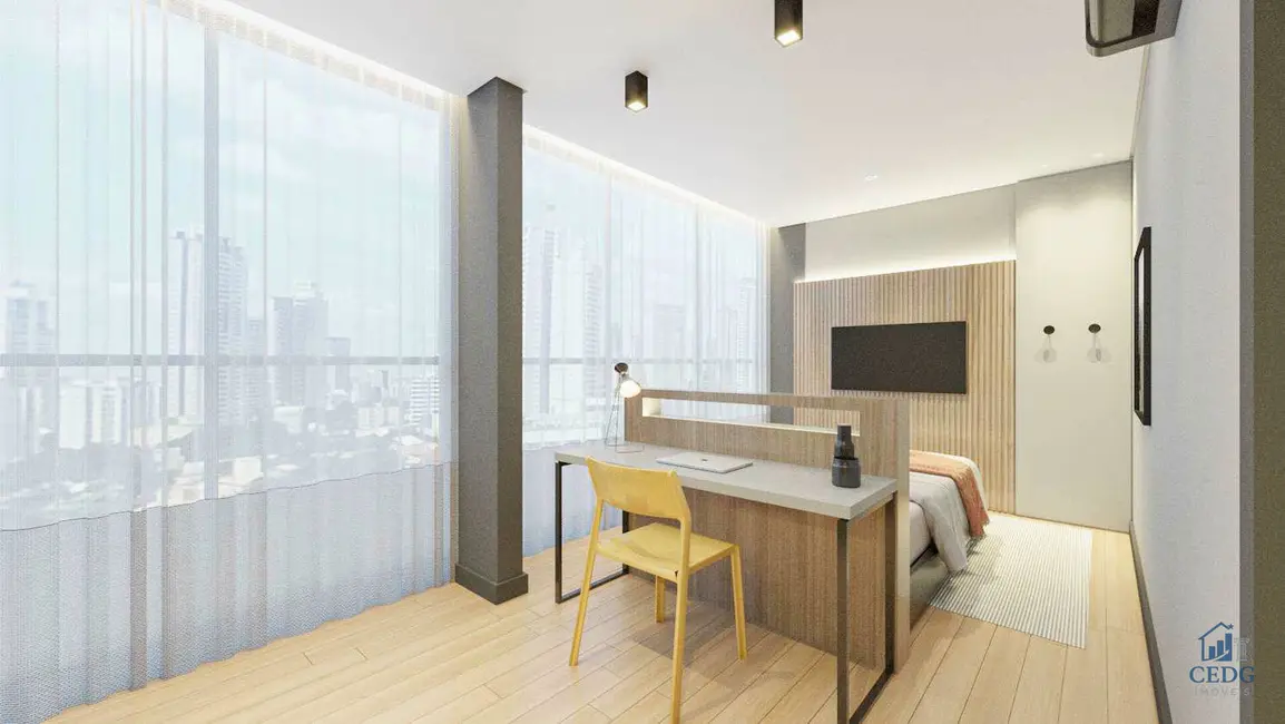 Apartamento com 1 quarto à venda, 19m2 em Centro, Curitiba - PR - imagem 8 Foto 8 de Apartamento com 1 quarto à venda, 19m2 em Centro, Curitiba - PR