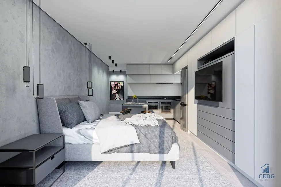 Foto 6 de Apartamento com 1 quarto à venda, 24m2 em Cabral, Curitiba - PR