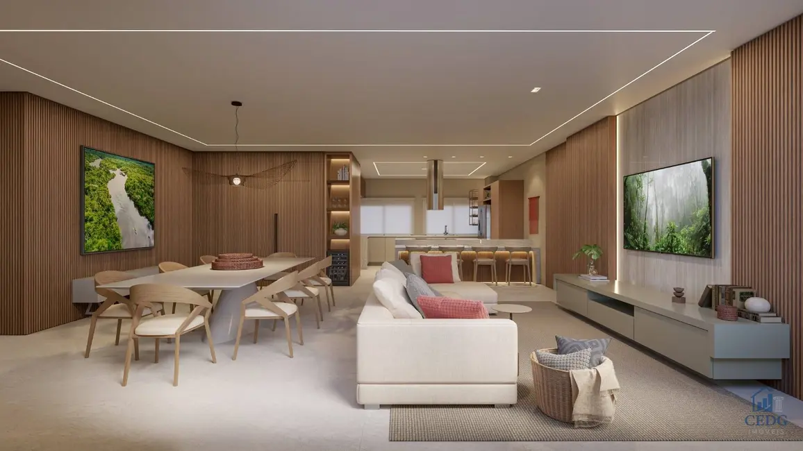 Foto 9 de Apartamento com 3 quartos à venda, 192m2 em Mercês, Curitiba - PR