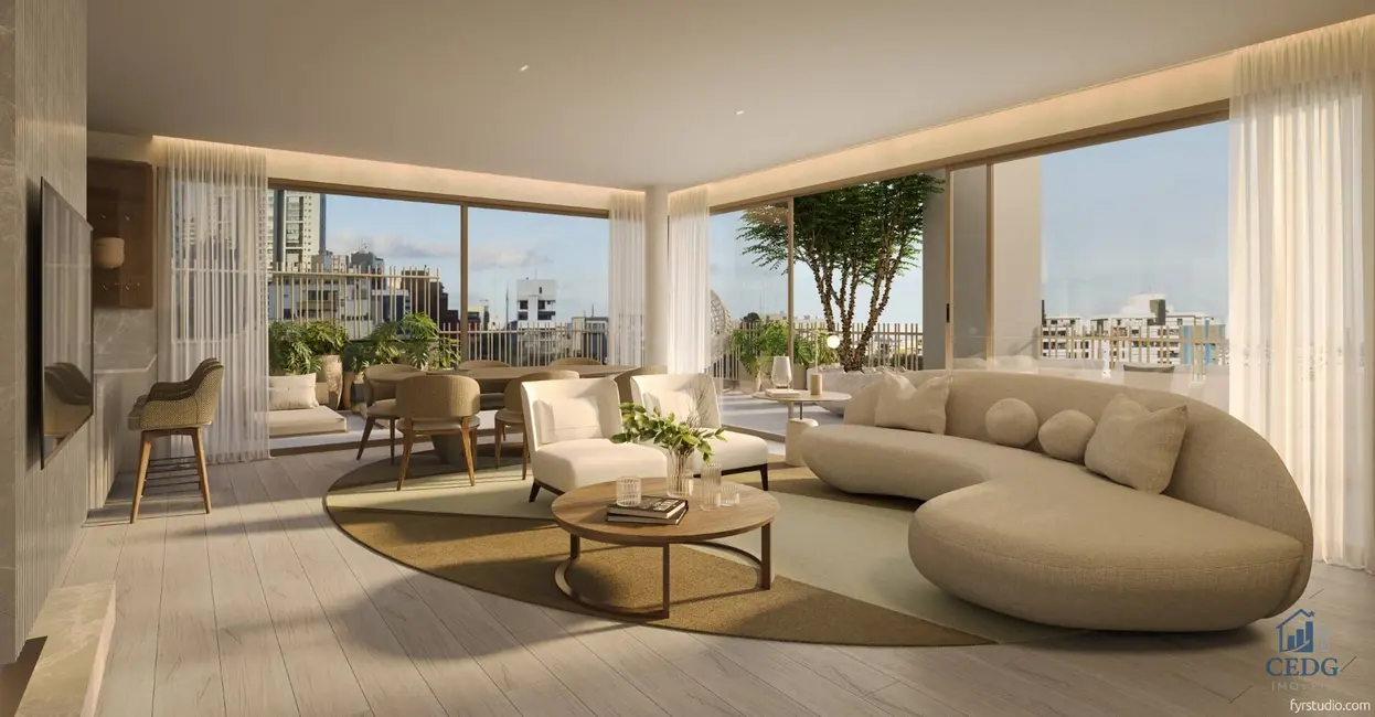Foto 6 de Apartamento com 2 quartos à venda, 91m2 em Água Verde, Curitiba - PR
